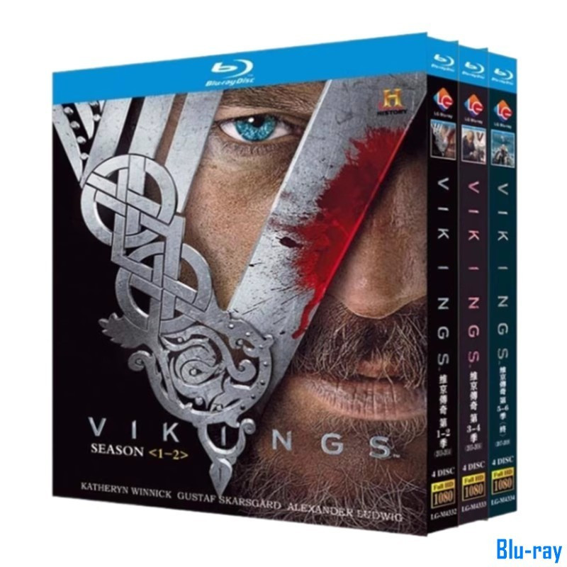 [BRAND NEW SEALED] American Drama Vikings Season 1-6 (2013-2019) 12-Disc Blu-ray Boxed