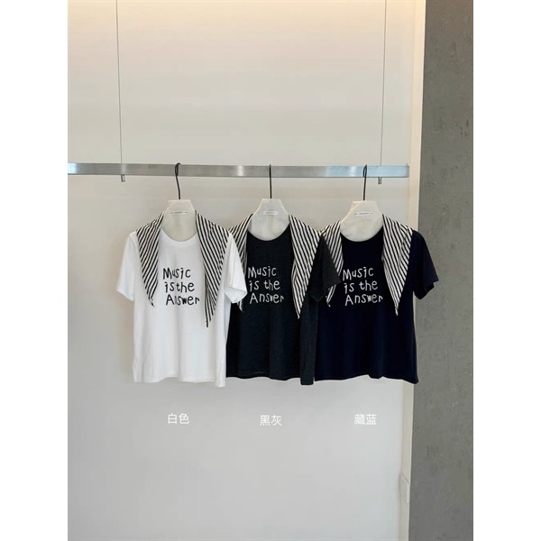 เสื้อแบบสวมหัวมีผ้าพันคอปัก การควบคุมคุณภาพ 6616