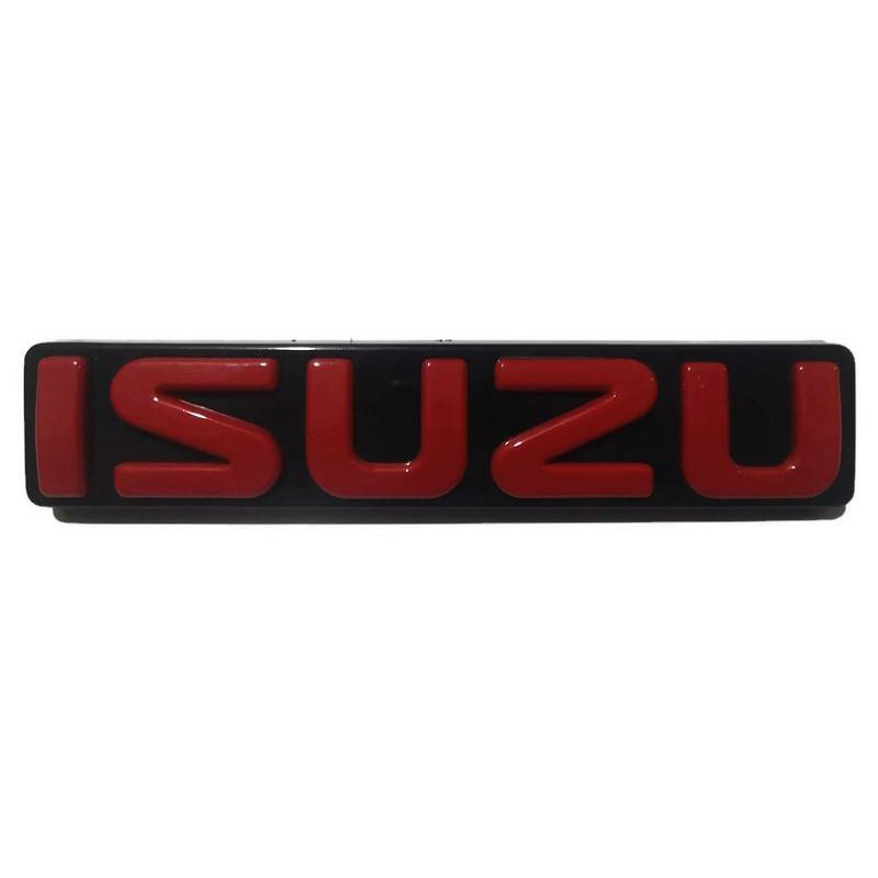 โปรโมท ** โลโก้หน้ากระจัง สีแดง ISUZU ตราหน้ากระจัง DMAX LOGOสีแดง ปี2003-2011 ราคา ถูกที่สุด ดีลบีเคเค แกลเลอรีภาพที่ 3