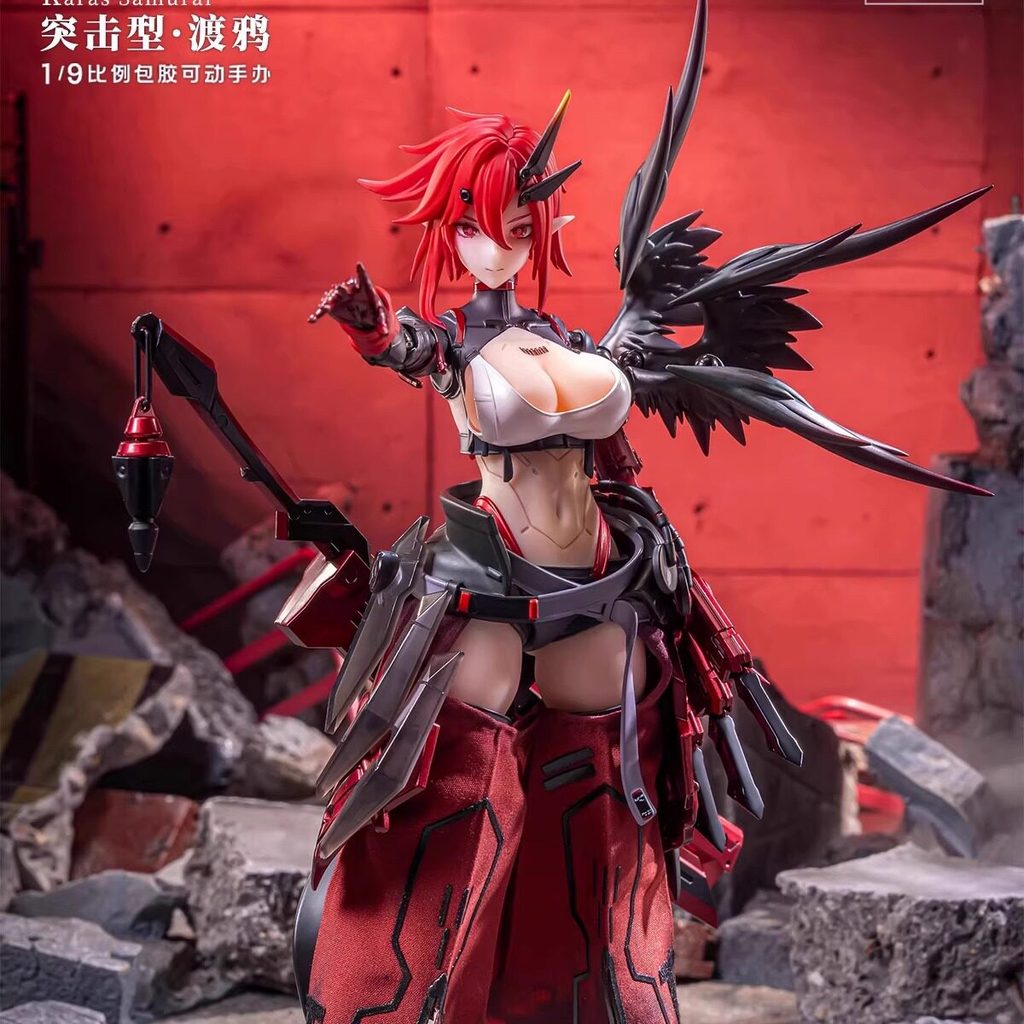 [พรีเมี่ยม] พร้อมสต็อก Damanjiang Nuclear Gold Destruction Assault Type Raven 1/9 Rubberized Action 