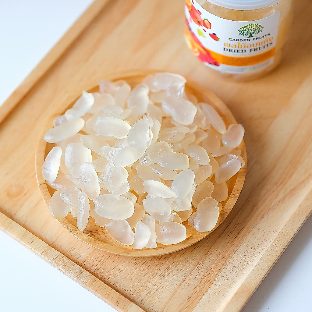 Dried Attap Fruit ลูกชิดอบแห้ง หวานน้อย ไม่ฟอกขาว เม็ดสวย เกรด A By Garden Fruits