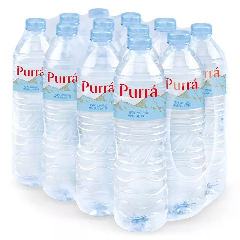 เพอร์ร่าน้ำแร่ธรรมชาติ 750มล. แพค12 Purra Mineral Water 750ml. Pack12 [หมายเลขบาร์โค้ด 8850999005690 ]