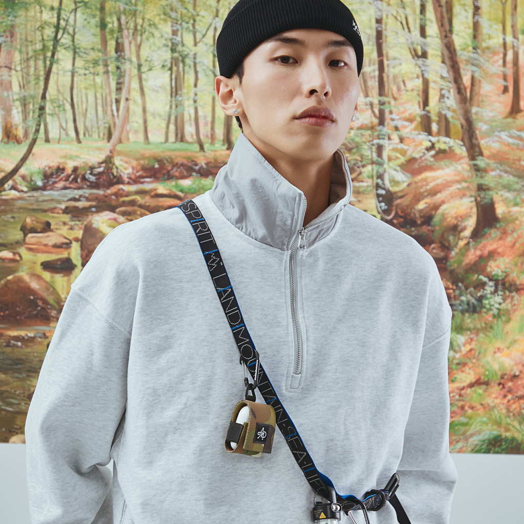 TheMADHATcher {MONOGRAM} AirPods Universal Lanyard Headphone Bag Hanging Bag Bluetooth Headphone Cas