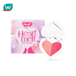 Choops จุ๊ปส์ มี ฮาร์ท เมลท์ บลัช ดูโอ้ 4ก. 01 เบบี้ พิงก์ เมลท์