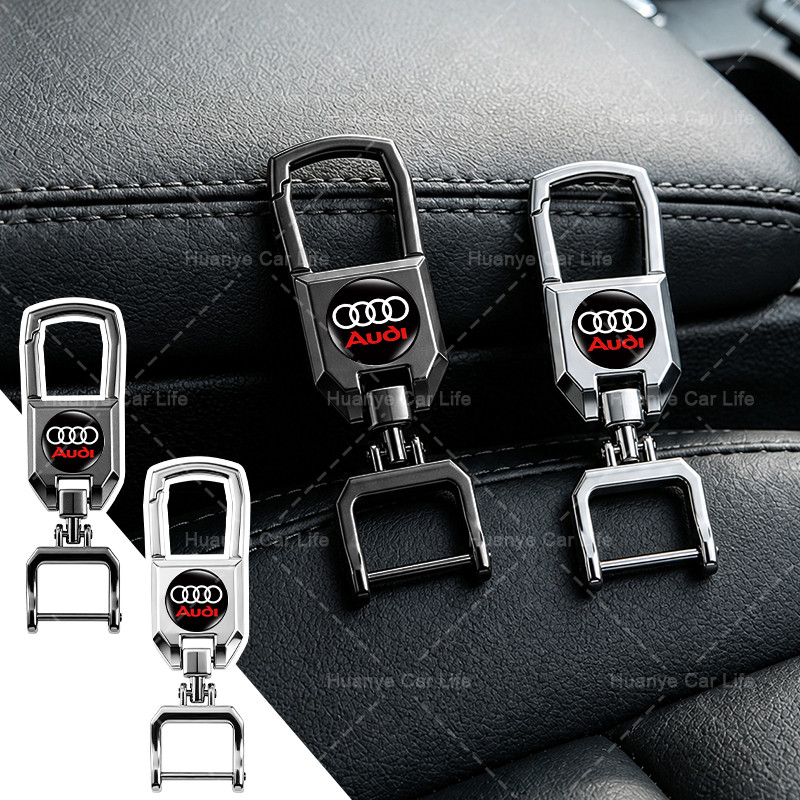 1pcs รถ Anti-lost Buckle Turn-able รถสําหรับ Audi A4 B8 A3 8P 8V S3 A5 A6 S6 C6 Q5 A8 R8 B6 B8 B9 TT