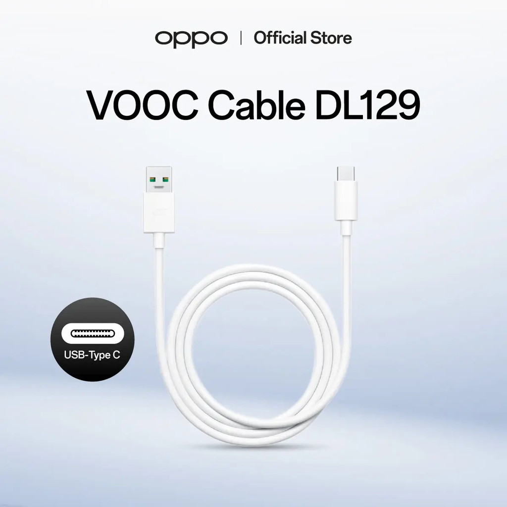 [Live] OPPO สายชาร์จ DL129 Type-C VOOC USB C/ 1.0m.