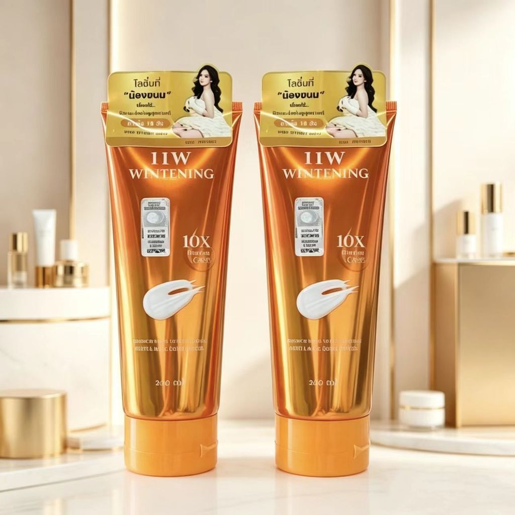 1แถม1 (ได้2ชิน) 11W Whitening body otIon (สตกเกอร์ใหม่ล่าสุด) โลชันนำตบผิวกาย บอด์โลชัน คริม มอยส์เจอร์โรเซอร์