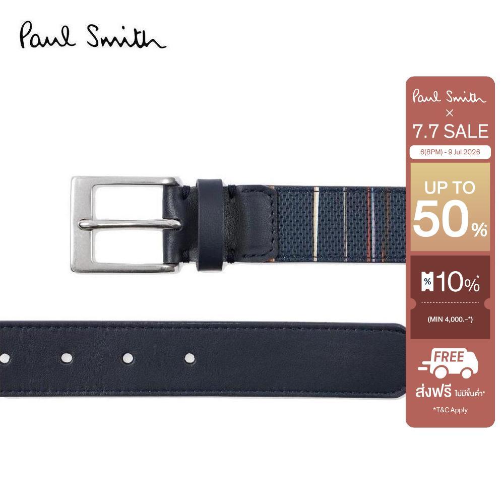 Paul Smith เข็มขัดผู้ชาย รุ่น M1A-8166-TPINBE-PR สี Multi Color