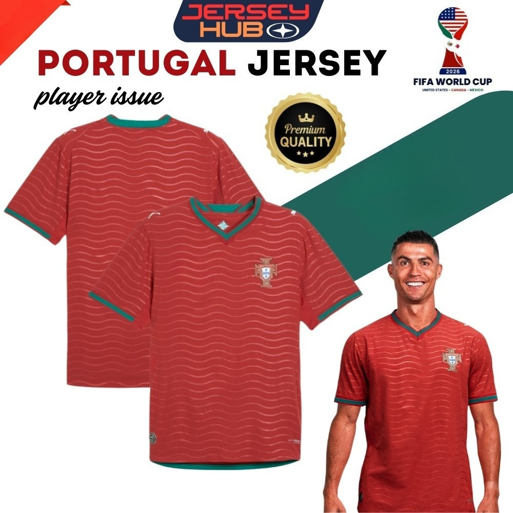 Spot Portugal Jersey World Cup 2026 Jersi Portugal Home Jersey Ronaldo Portugis Players Issue Siuu