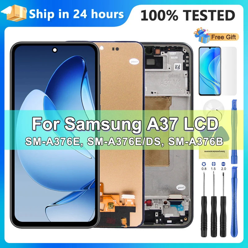 A37 หน้าจอ,สําหรับ Samsung A37 5G SM-A376E A376B จอแสดงผล LCD Touch Screen Digitizer สําหรับ Samsung