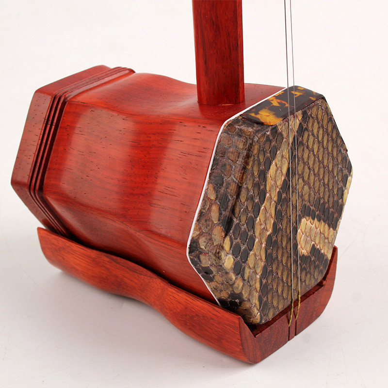 Erhu Rosewood เครื่องดนตรี Red Erhu Myanmar Mahogany Erhu Mahogany P923