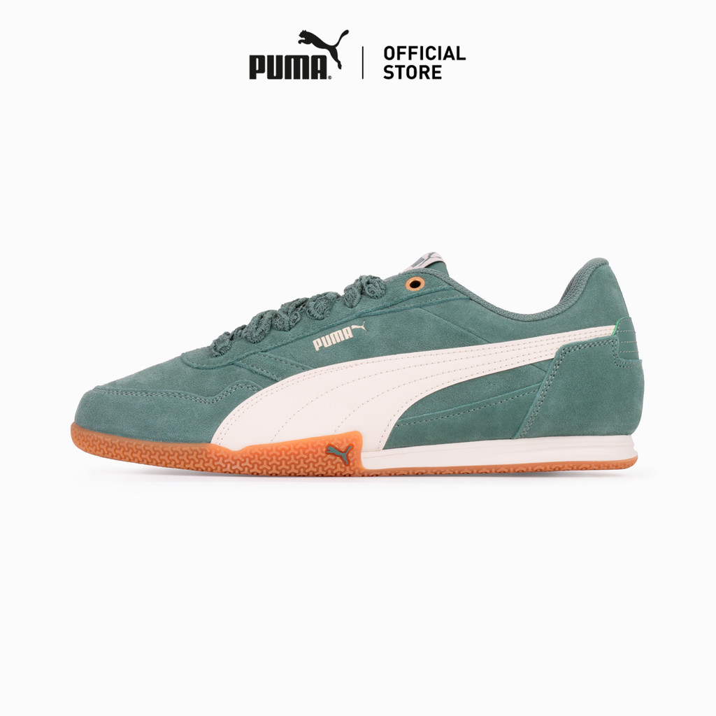 PUMA Basics รองเท้าผ้าใบ Bella Donna สำหรับผู้หญิง สีเขียว - 40813601