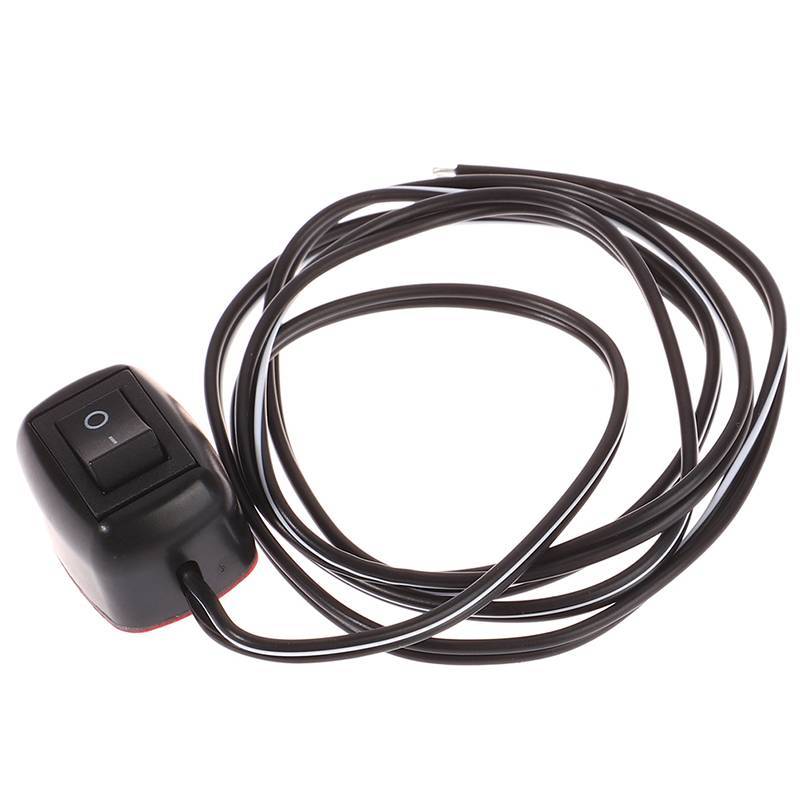 loveoionia1 Universal Car Switch Paste Type Toggle Switch พร้อมสาย 60 ซม.DC 12V สําหรับหมอกแหวนไฟไดร