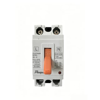 สินค้าขายดี เบรกเกอร์ตัดไฟอัตโนมัติ ยี่ห้อ People รุ่น SB-N 2P มินิเบรกเกอร์