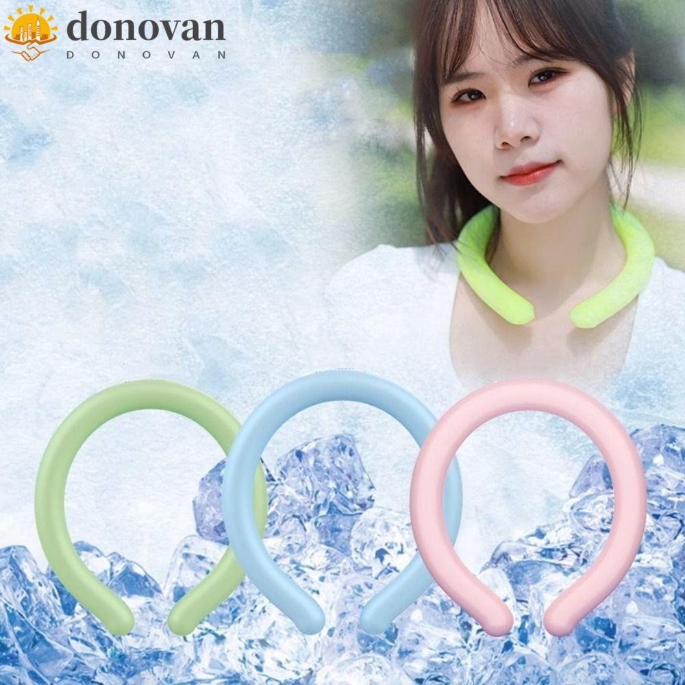 DODONVAN 1/2 ชิ้นคอ Cooling แหวน, Cool Tube แบบพกพาคอ Cooler Collars, แฮนด์ฟรีReusable Wearable Summ