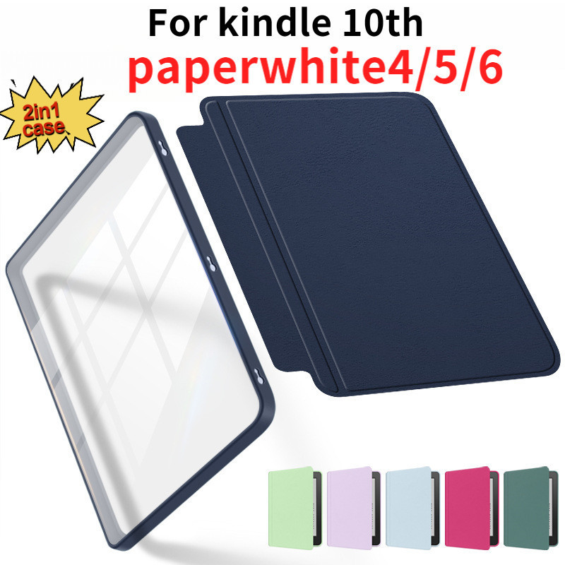 เคสสําหรับ Kindle 10th Gen (2019) J9G29R 6.0 "E-Book Case 2in1 Smart Cover Kindle Paperwhite 4 5 6 1