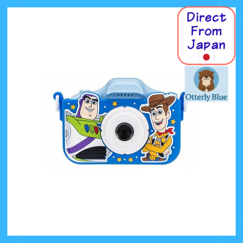 Kenko Disney Kids Camera Toy Story KC-TYS16 Keychain Set, for children, Toy Camera, front and rear c
