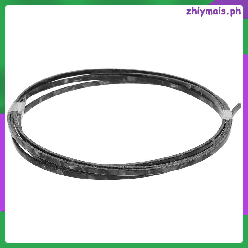พลาสติกสีดํากีตาร์ Binding Purfling Strip Body Binding Inlay กีตาร์ Binding วัสดุสําหรับกีตาร์อุปกรณ