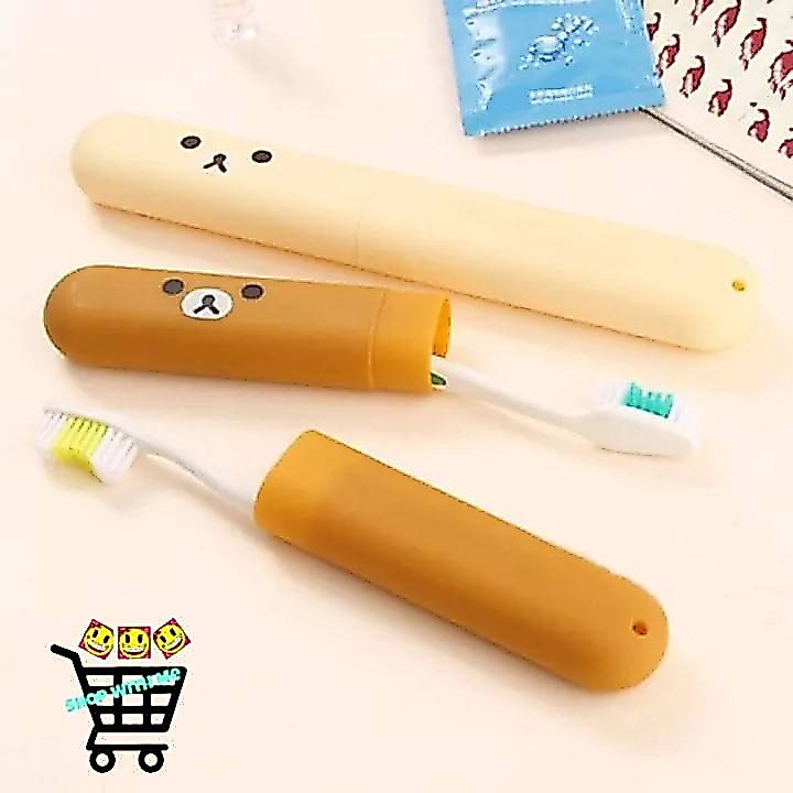 สมายด์ขายถูก พร้อมส่ง ถูกสุด ที่เก็บแปรงสีฟัน คุมะ น่ารักมาก พกสะดวก 3 สี