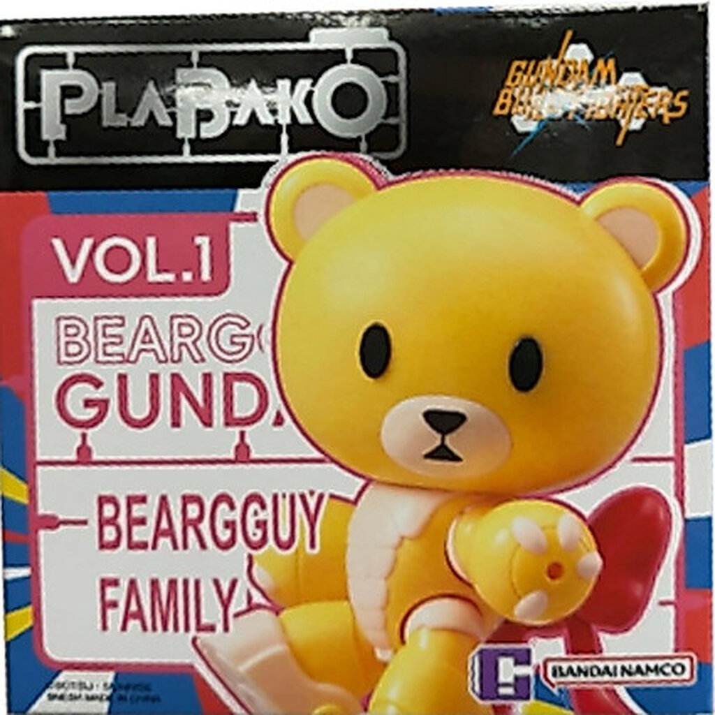 Bandai (สุ่ม 1 / จาก 10 แบบ) PLABAKO Mobile Suit Gundam Beargguy Family 6977665592932 (Plastic Model)
