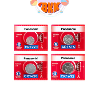 Panasonic (พานาโซนิค) ถ่าน ถ่านกระดุม CR2032 /CR2025 /CR2016 /CR1632 /CR1620 /CR1616 /CR1220 /CR2450 ( 1 เม็ด / แพ็ค )