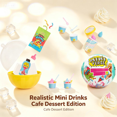MGAs Miniverse Make It Mini Cafe Series 5 Mystery Ball ตะกร้าอีสเตอร์ Stuffer วันเกิดสําหรับนักสะสม 