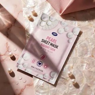 Boots Pearl Sheet Mask Radiant Skin 20Ml บู๊ทส์ เพิร์ล ชีท มาส์ก มาส์ก 20มล