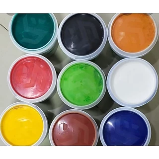 Beauty แม่สีน้ำอะครีลิคพิเศษ สีทาง่าย ฟิล์มสีสด คงทน ยึดเกาะดี ไม่หลุดล่อน มี 10 สีให้เลือก ขนาด 0.236 ลิตร , 0.9 ลิตร