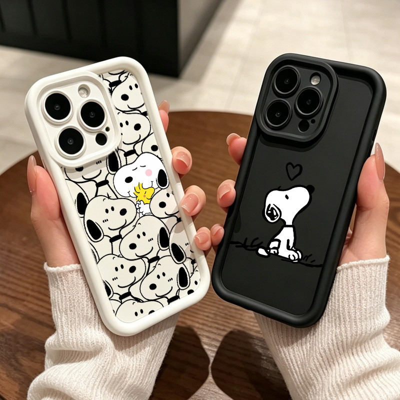 ปลอกสําหรับ Huawei Nova 5i 4 3 10 Pro 7 9 SE Nova9 Nova10 Nova7 SE โทรศัพท์มือถือกรณี Snoopy Multistep TPU กันกระแทก Anti-Knock นุ่ม