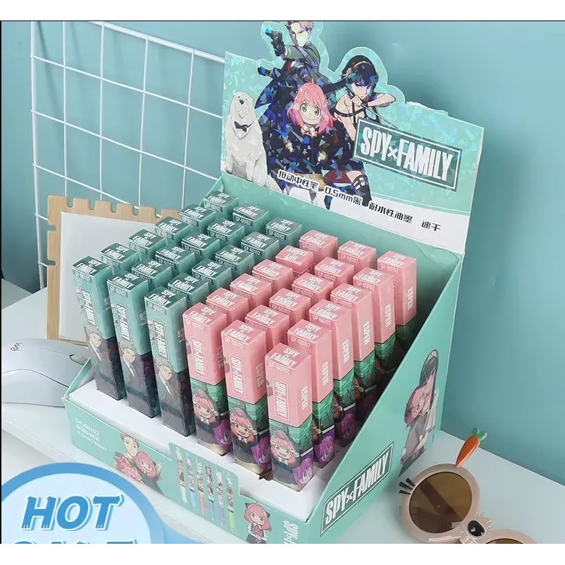 ปากกาเจล อาเนีย ยกbox36แท่ง น่ารักๆ พร้อมส่งในไทยจ้า