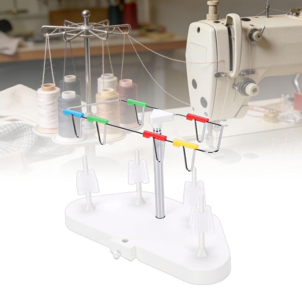 Kanebduk Oreilet Thread Spool Holder ปรับความสูงได้ 4 ขาตั้งสําหรับ Serger 14HD854 S0100 จักรเย็บผ้า