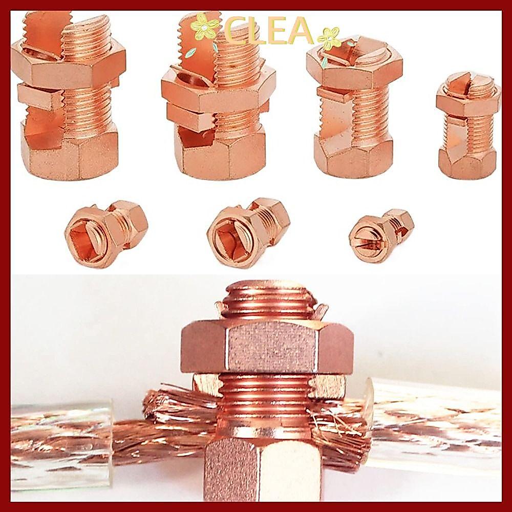 จัดส่งจากประเทศไทยCLA ขั้วต่อ Split Bolt, ทนทาน TJ Series Copper Split Bolt Clamp, แคลมป์สลักเกลียวท