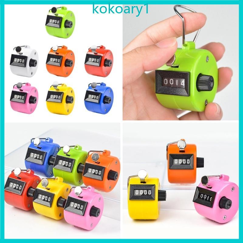 KOKO มือถือ Tally Counter Hand Mechanical Counters Clickers 4 หลักจํานวน Count Clickers เคาน์เตอร์สํ