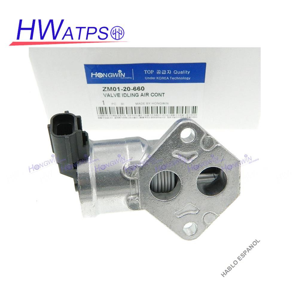 Idle Air Control วาล์ว IAC วาล์วสําหรับ Mazda 323 Protege Familia 1.6L ZM-DE OEM ZM01-20-660 ZM01206