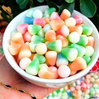 🍡ปีโป้กรอบ🍡ถุง 1 กิโล ปีโป้กรอบ เยลลี่กรวย แพ็คใหญ่ขนาด 1 กิโล เยลลี่ปีโป้กรอบ กรอบนอกหนึบนุ่มใน