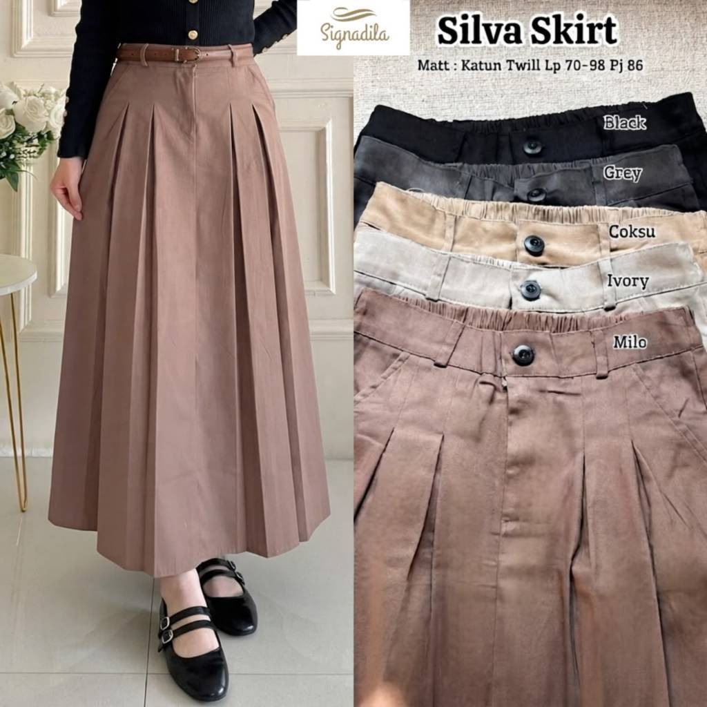 มีกลุ่มจําหน่ายขอแอดมิน er elrumi 1407 SILVA SKIRT FASHION SIGNADiLa NOVIISTUFF ร้าน alya