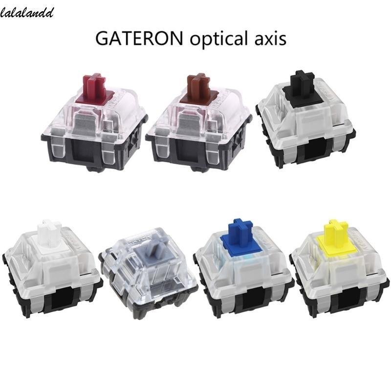 Laland Mechanical Keyboard Optical Switch สําหรับ GK61 SK61 สีขาวสีดําสีแดงสีน้ําตาลเหลืองเงินสวิทช์