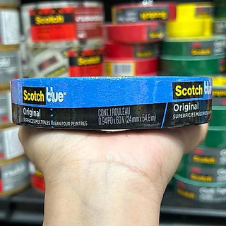 3M Scotch Blue เทปกาวย่นทาสี กันน้ำ สก๊อตซ์-บลู สีฟ้า มี3ขนาด