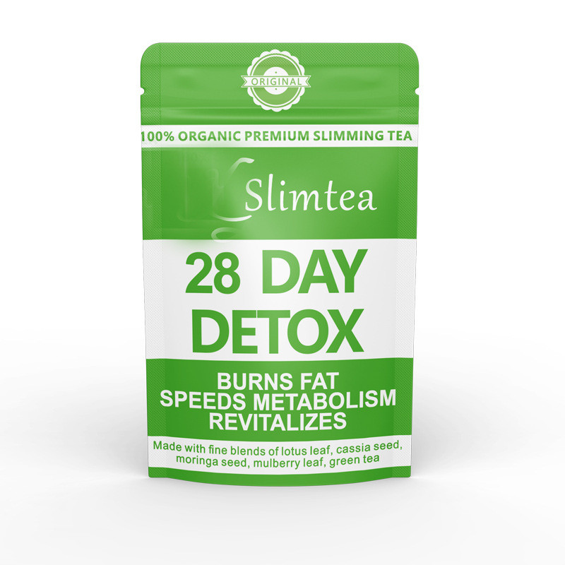 新品精 28วัน现货deox Natural Herbal Slim Fit Tea เพื่อลดน้ําหนักของผู้ชายและผู้หญิง