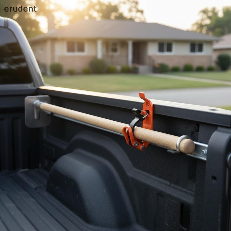 Erudent ที่เชื่อถือได้หลังคารถ Ra Wall Mount Braet พร้อมพลั่ว Clamp สําหรับ Fast Tool การติดตั้งใหม่