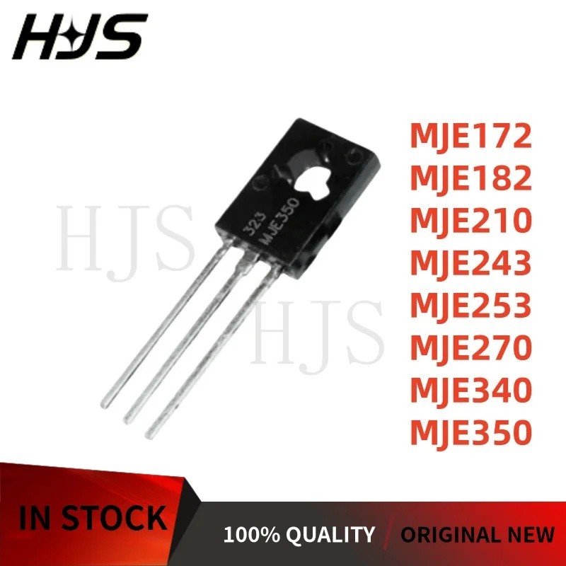 5 ชิ้น MJE270 MJE243 MJE172 MJE350 MJE182 MJE253 MJE210 MJE340 TO-126 เสียงทรานซิสเตอร์ขายส่ง