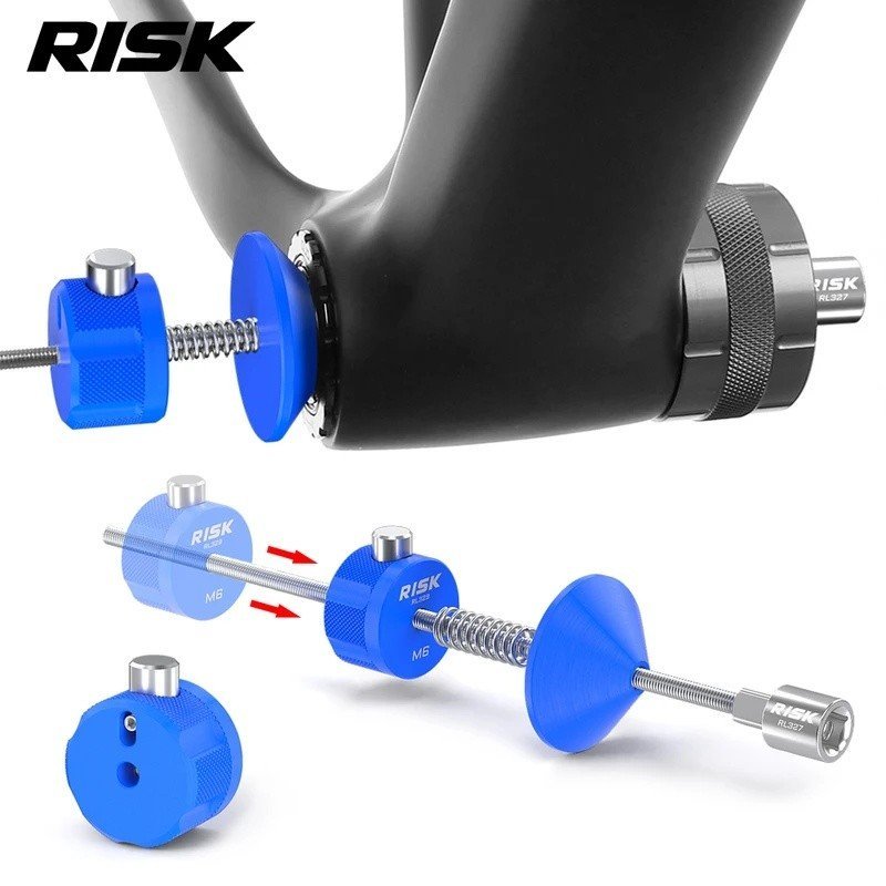 RISK T45 T47 BB Bottom Bracket Quick-release Anti-drop เสริมการติดตั้งเครื่องมือกําจัด 1/2 "3/8" ชาย