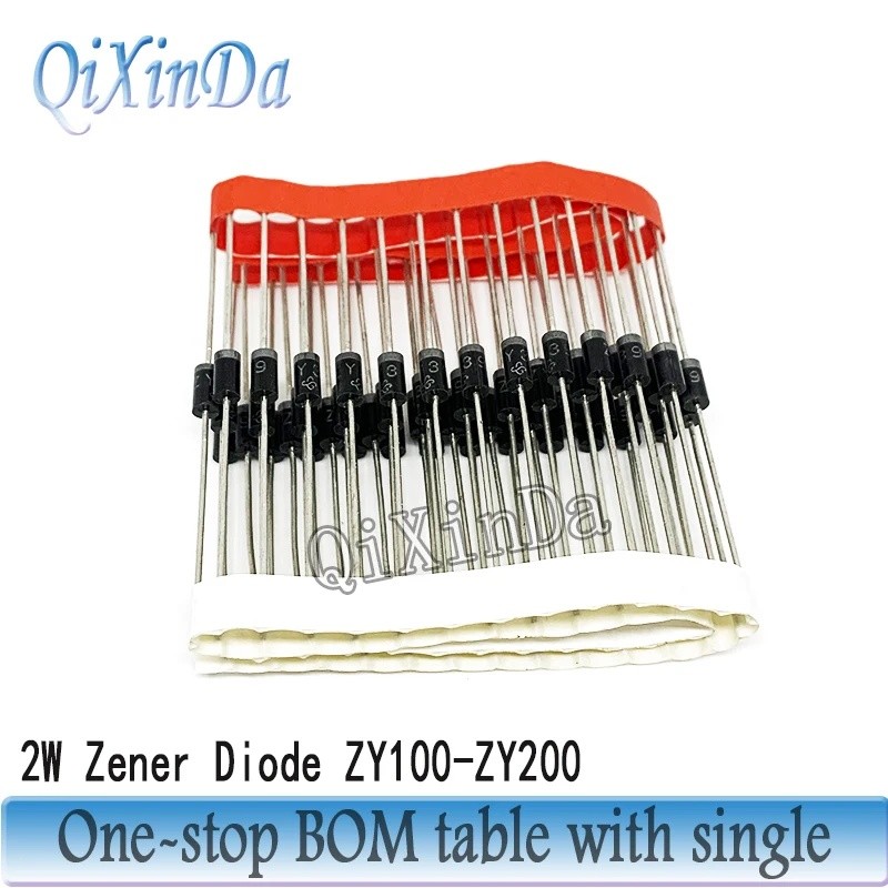 50 ชิ้น/ล็อต DIP 2W Zener ไดโอด ZY100 ZY110 ZY120 ZY130 ZY150 ZY160 ZY180 ZY200 100V-200V ชิปในสต็อก