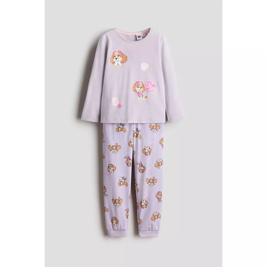 H&M(เอชแอนด์เอ็ม) ชุดนอนผ้าฝ้ายพิมพ์ลาย เด็กหญิง 1337969_3