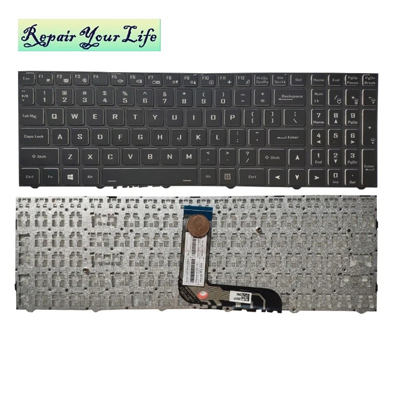 US PT-PO บราซิล UK Backlit คีย์บอร์ดสําหรับ Hasee Z8 Z9 CR7P1 สําหรับ CLEVO N15Z3 PB70 PB71 PB50 PB5