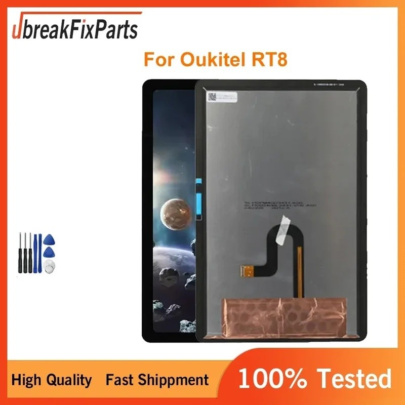 11 นิ้วสําหรับ Oukitel RT8 แท็บเล็ตที่ทนทาน PC แผง Tab LCD Combo จอแสดงผล Touch Screen Assembly Glas