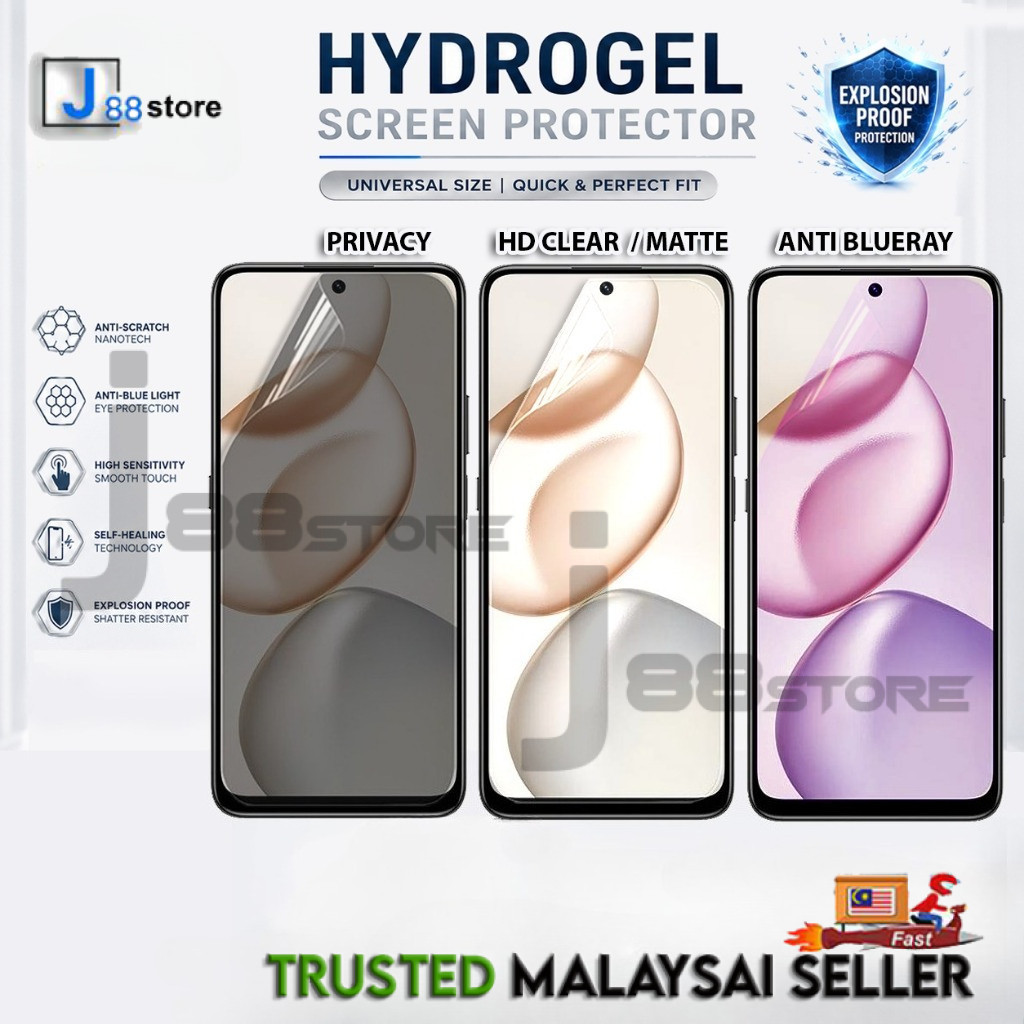 Honor X7e X7d 5G X7b 5G X7c X7a X6 4G X6a Honor 5A 5C 5X Hydrogel Screen Protector Clear Matte