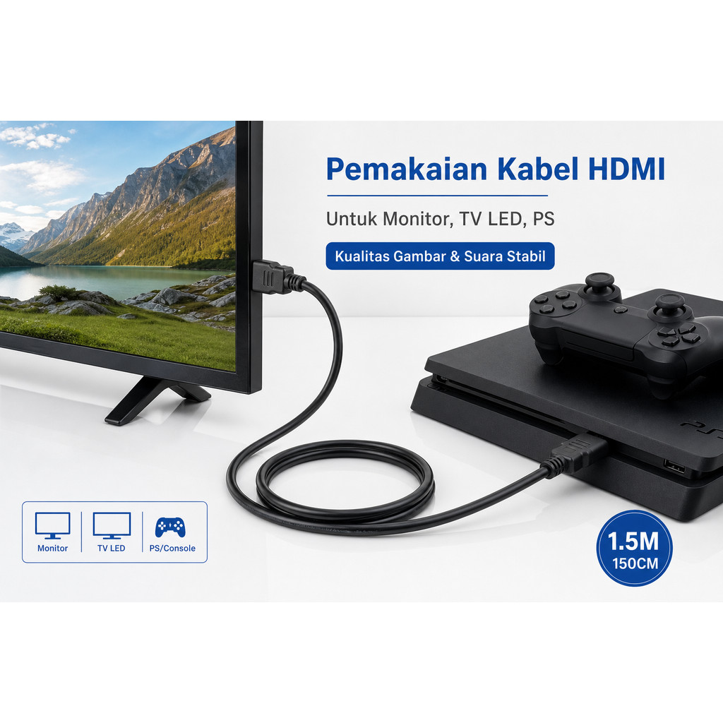 WHOLESALE สาย HDMI TO HDMI Male to Male 1.5M 150CM LED TV Monitor PS 3 4 5 PC