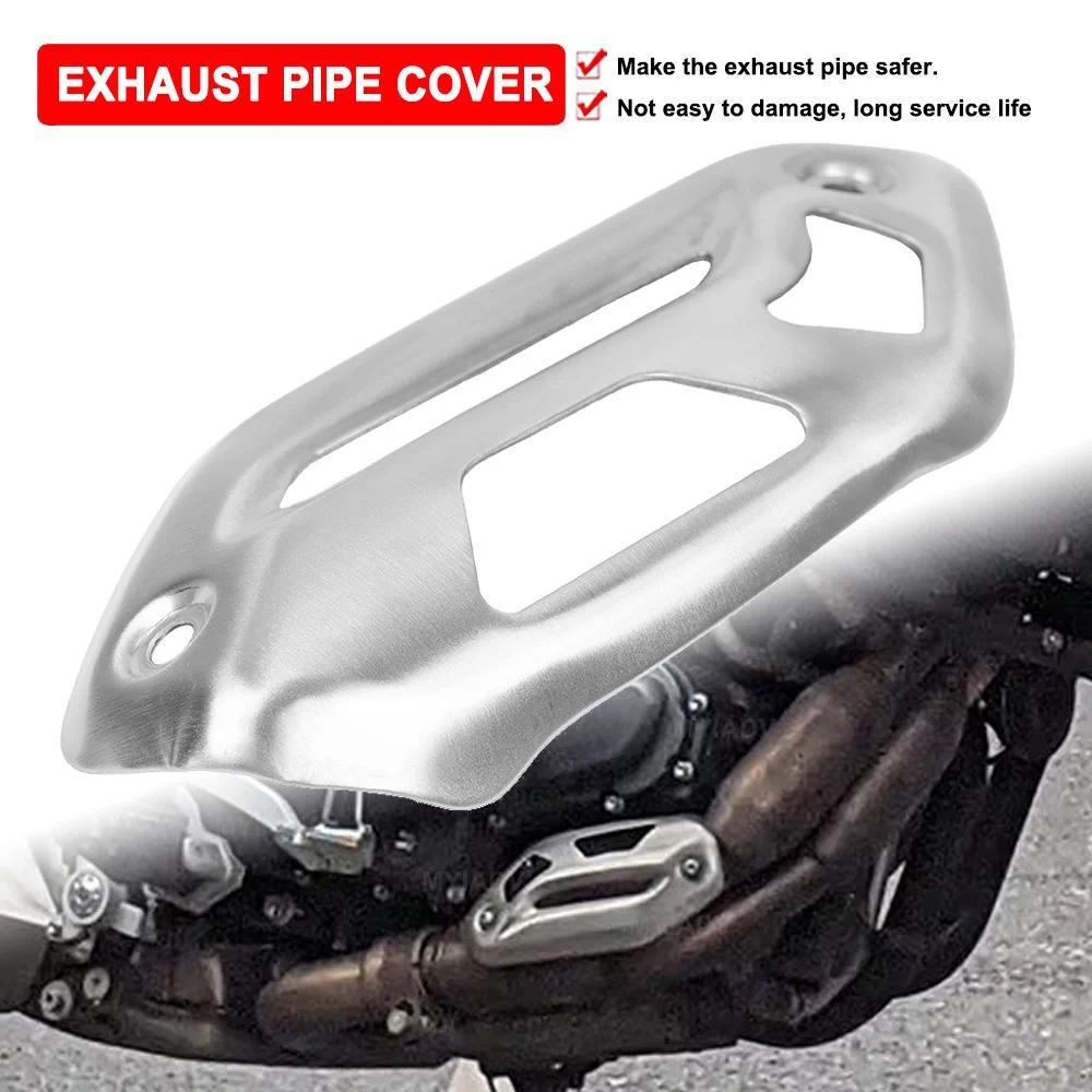 Kรถจักรยานยนต์ด้านหน้าท่อไอเสียท่อสําหรับ Benelli TRK502 TRK502X TRK 502 ส่วนหางกระบอกท่อไอเสียตกแต่