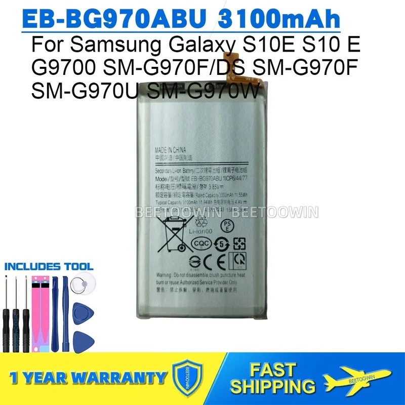 สําหรับ Samsung Galaxy S10E S10 E G9700 SM-G970F/DS SM-G970F SM-G970U SM-G970W EB-BG970ABU 3100mAh เ